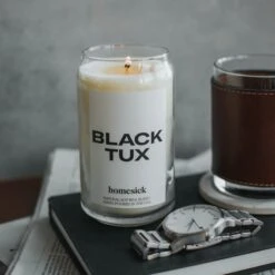 Black Tux Candle -Homesick Fragrance Sales HMS.BlackTux.Candle.Ecom .3