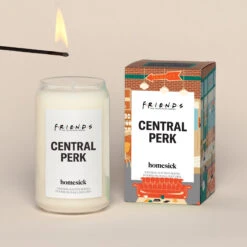 FRIENDS™ Central Perk™ Candle -Homesick Fragrance Sales HMS.Central.Perk .Friends.Candle.Hover