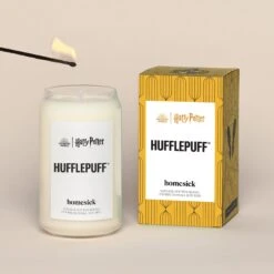Harry Potter Hufflepuff™ Candle -Homesick Fragrance Sales HMS.Hufflepuff.Candle.Ecom .1.Hover
