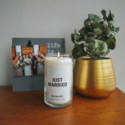 Just Married Candle 6 Just Married Candle -Homesick Fragrance Sales HMS.JustMarried.Candle.Ecom .3 2