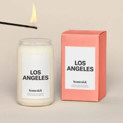 Los Angeles Candle -Homesick Fragrance Sales HMS.LosAngeles.Candle.Ecom .1.Hover