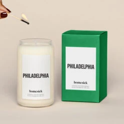Philadelphia Candle -Homesick Fragrance Sales HMS.Philadelphia.Candle.Ecom .1.Hover