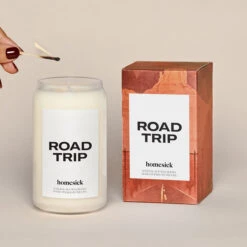 Road Trip Candle -Homesick Fragrance Sales HMS.RoadTrip.Candle.Ecom .1.Hover