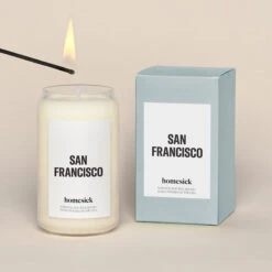 San Francisco Candle -Homesick Fragrance Sales HMS.SanFrancisco.Candle.Ecom .1.Hover