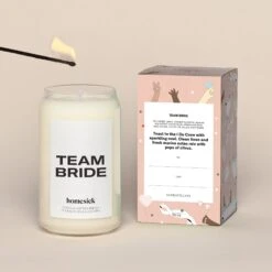 Team Bride Candle -Homesick Fragrance Sales HMS.TeamBride.Candle.Ecom .1Hover 35475201 0e8c 4258 a712 a793330af62d