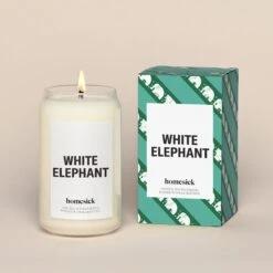 White Elephant Candle