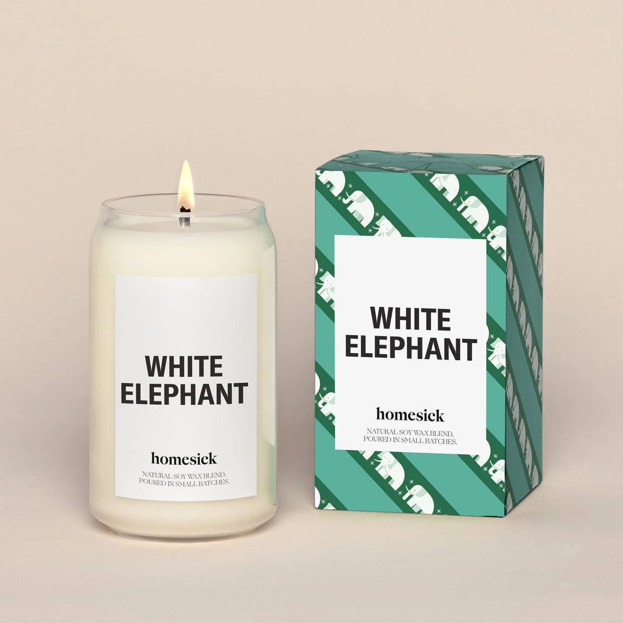 Homesick - White Elephant Candle 1 Homesick - White Elephant Candle