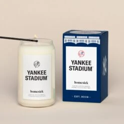 Yankee Stadium Candle -Homesick Fragrance Sales HMS.YankeeStadium.Candle.Ecom .1.Hover